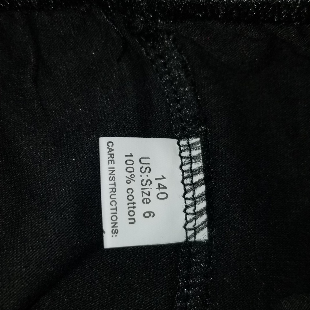 Black Ruffle Shorts - Picture 2 of 2